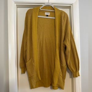 Target Universal Thread Mustard Cardigan
